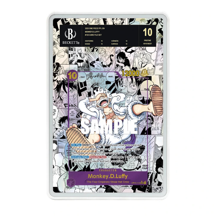 Monkey.D.Luffy Art Extension Slab | BGS | Magnetic White